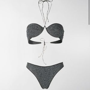 Oséree Black Balconette Bikini